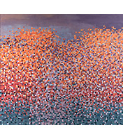 image of a painting titled red clouds